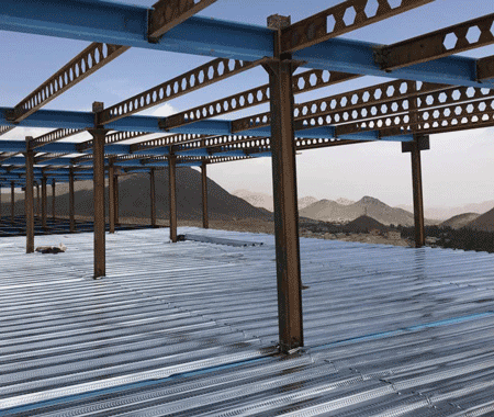 کاهش لرزش سقفهای عرشه فولادی