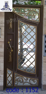 درب فلزی مدرن پارکینگ