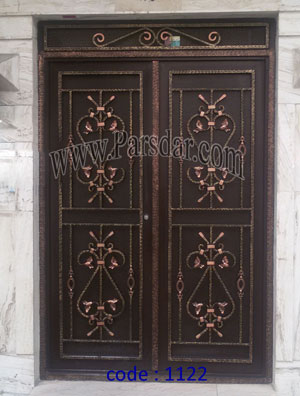مدل درب فلزی پارکینگ شمالی