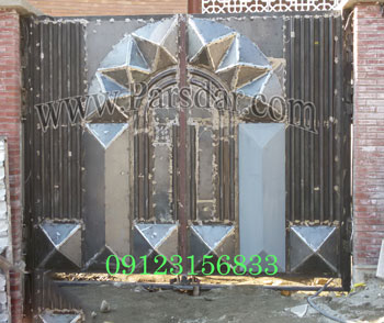 درب آهنی حیاط طرح جدید