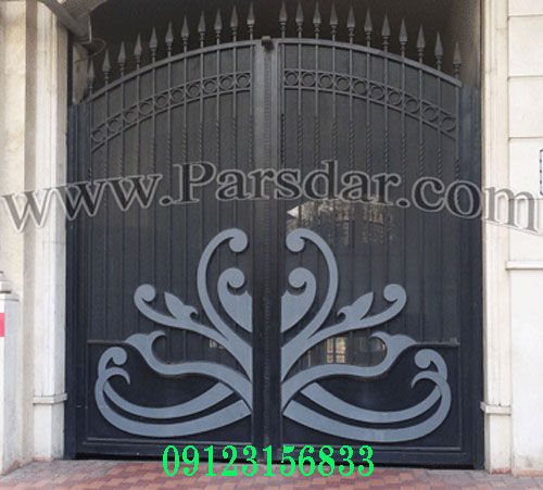 درب پارکینگ و نفررو ویلایی لیزری