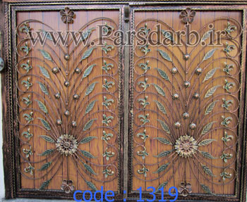 درب ساختمان فرفورژه
