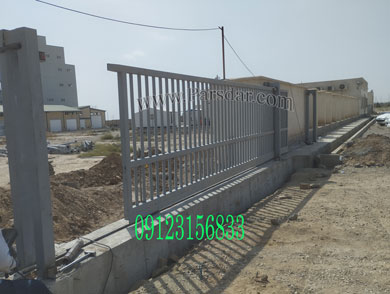 درب کشویی نرده ای آهنی
